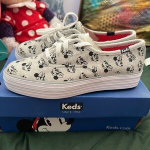 Keds Kids' Gray Minnie Mouse Sneakers